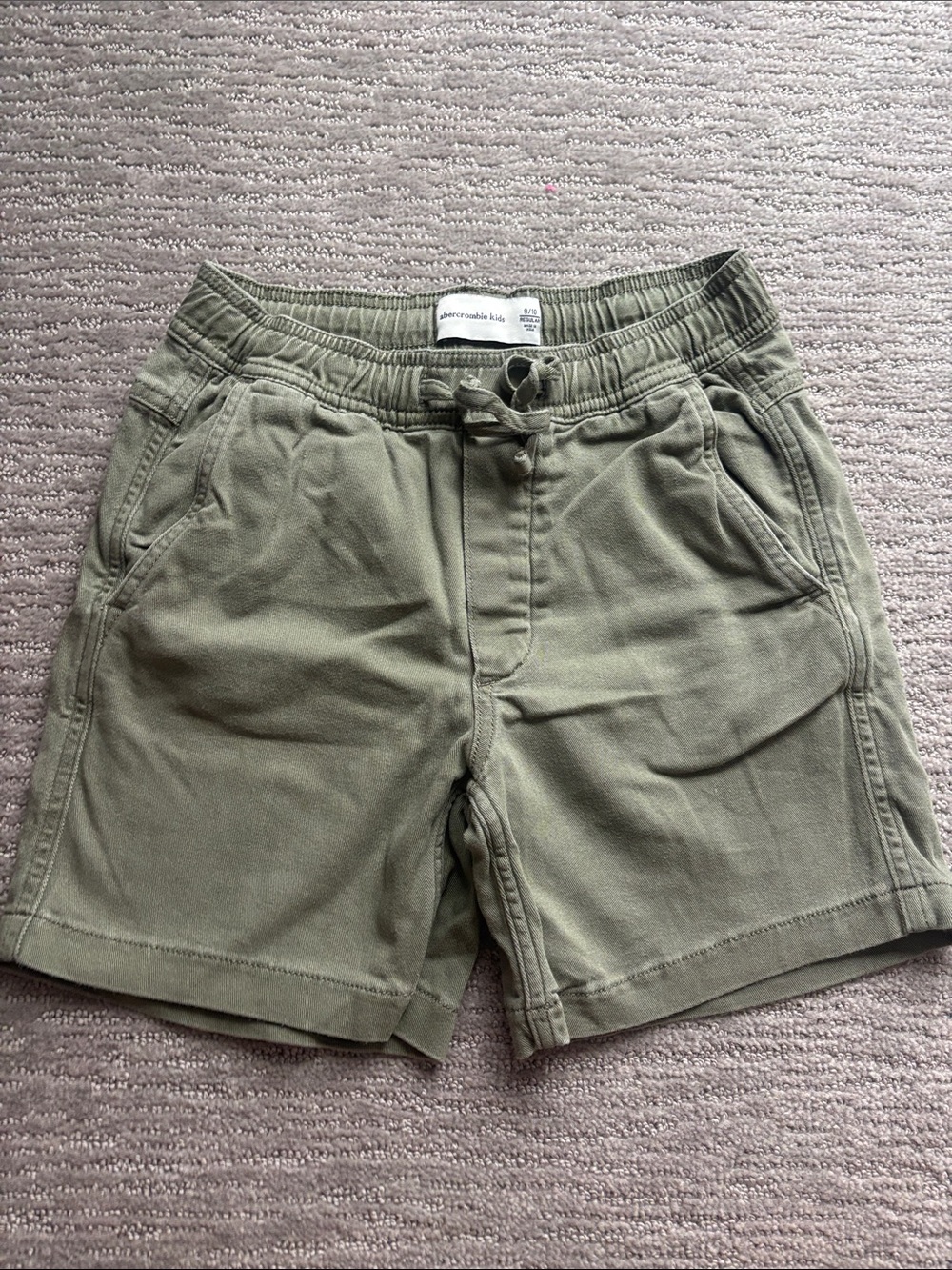 Abercrombie Kids Olive Green  Pull-On Shorts